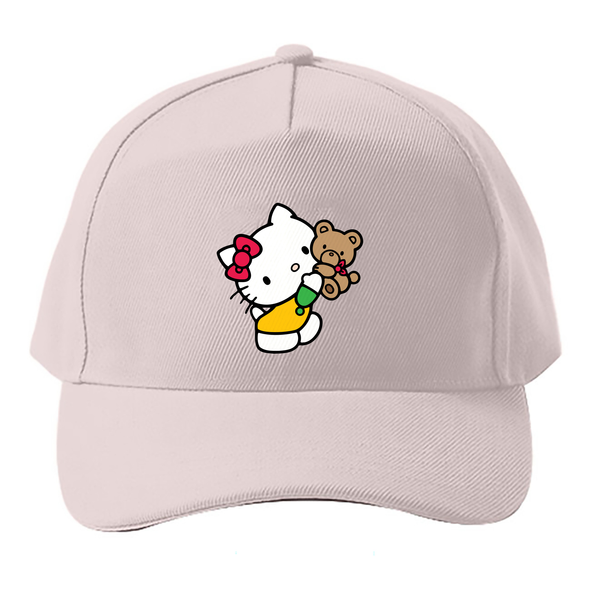 （画像用） Hello Kitty ハローキティ ベースボールキャップ 綿100％ 男女兼用 帽子 スポーツ